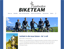 Tablet Screenshot of biketeam-sonthofen.de